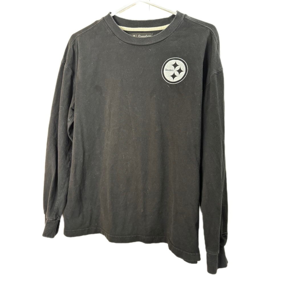 Pittsburgh Steelers‎ Fanatics Signature NFL Football Long Sleeve T Shirt L
